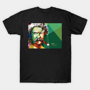 Mark Twain Pop Art T-Shirt